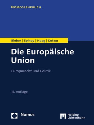 cover image of Die Europäische Union